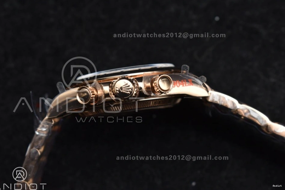 RG on Bracelet Best Dial RG 1:1 Edition QF 116505 Daytona Black SH4130 (Gain Weight) V3 0407